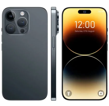 Newest Version 15 Pro Max 7.3 Inch Smartphone Unlocked Dual Sim Card 64MP 16GB+1TB Storage LTE/CDMA Smart Cheap 15 Pro Max Clone