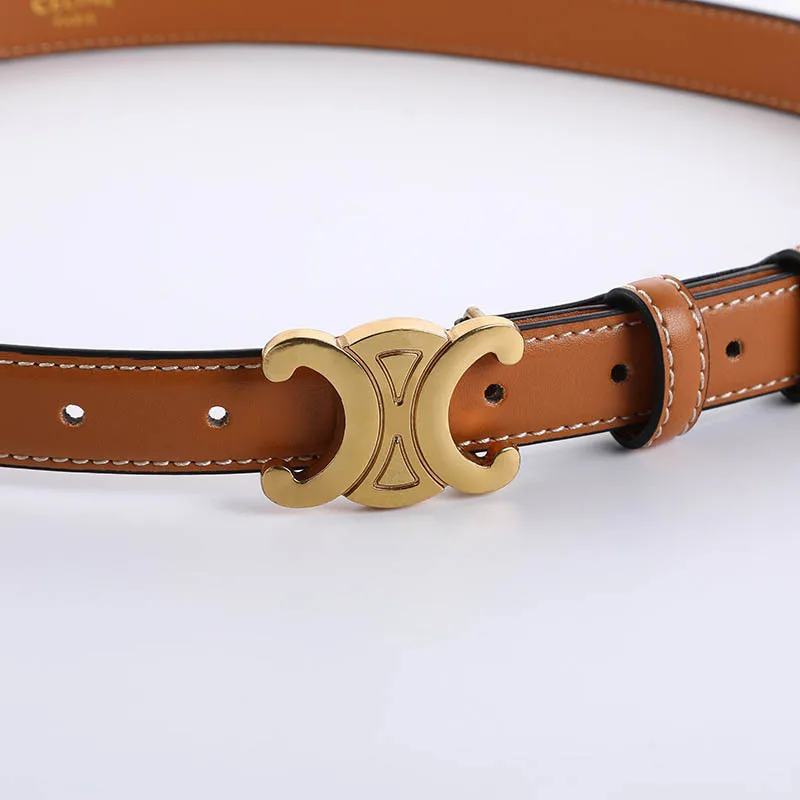 Double C belt women fashion decorative belt jeans vintage women waist belt for dresses