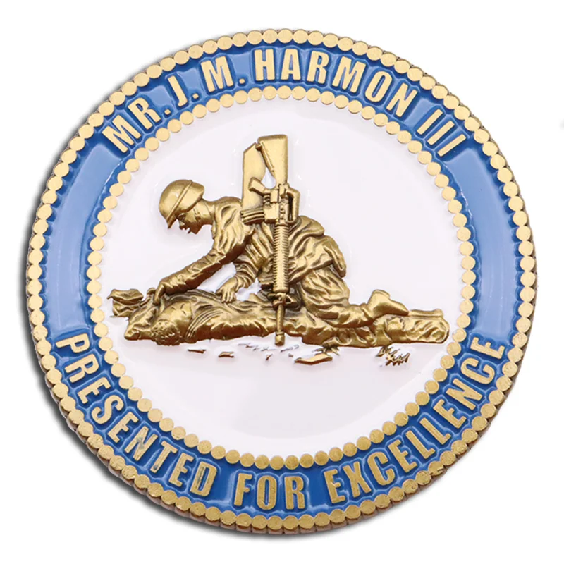 Design personalized logo cheap promotional metal challenge coins custom souvenir coin 3D coins