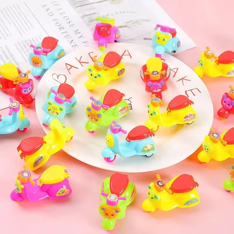 hot selling giveaway kids cars factories mini motorcycle toys with plastic capsule for kids cars