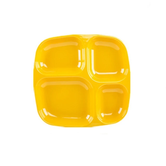 Divideded Plastic Serving Food Plate Factory Direct Sale Fast Food Plates Set