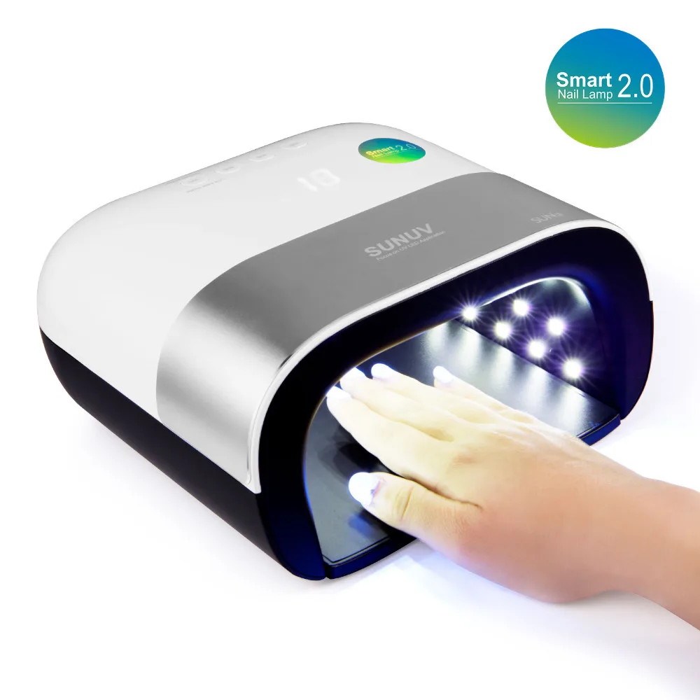 2022 Professional 48W SUN3 Smart Power 2.0 Timer Sensor UV LED Nail Lamp Synthetic full gel time control nail dryer