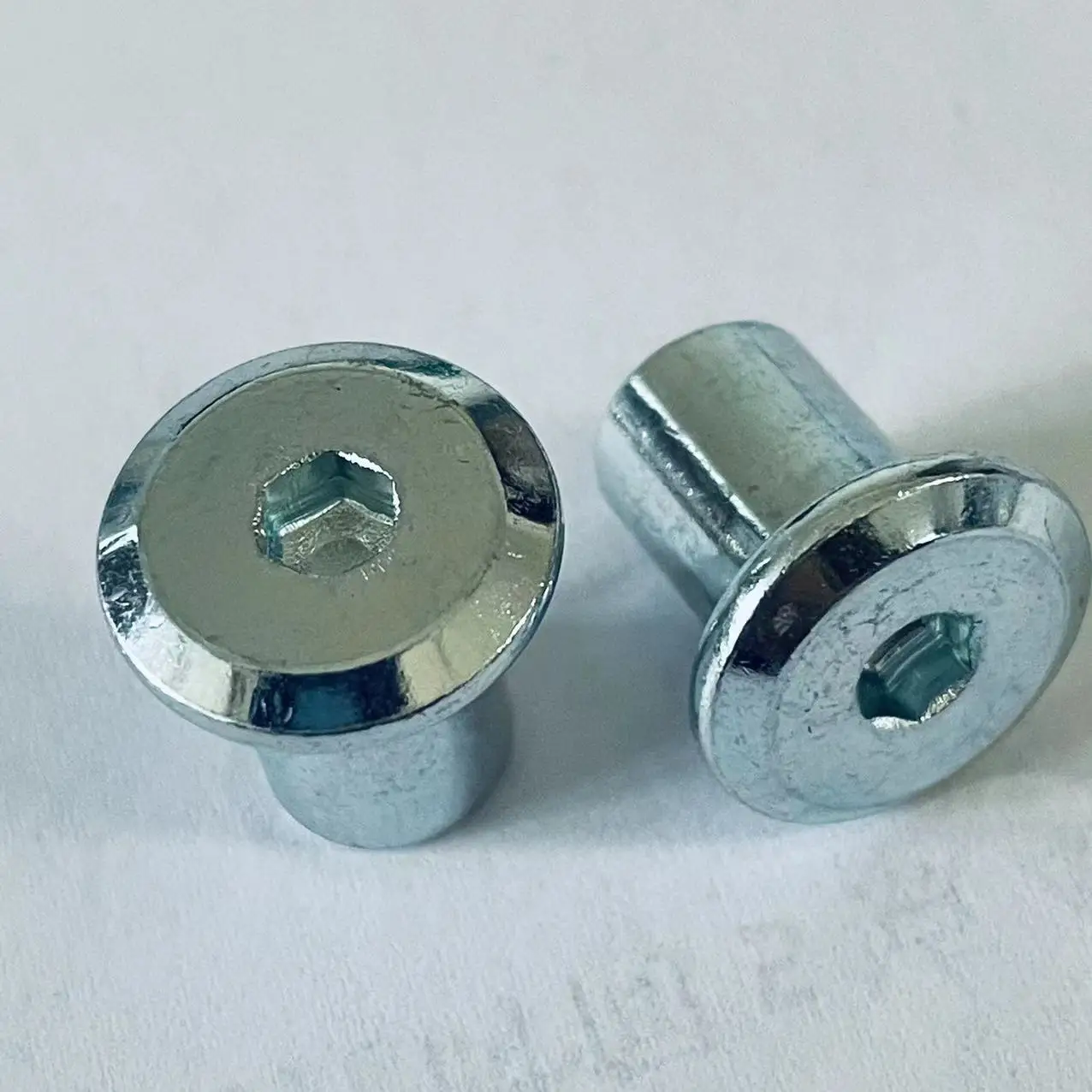 YZ-N005 Carbon Steel Hex Socket Flat Head Sleeve Barrel Nut M2 M3 M4 M5 M6 M8 M10