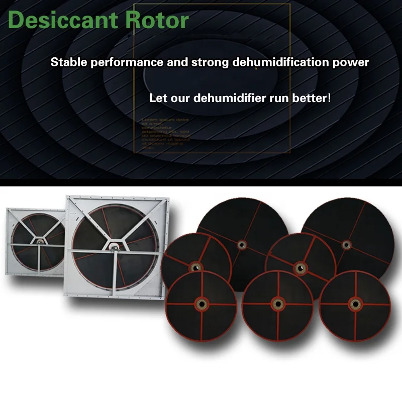 Customized Size Desiccant Rotor 1650*200mm Silica Gel Wheel Use for Industrial Dehumidifier Factory Supply