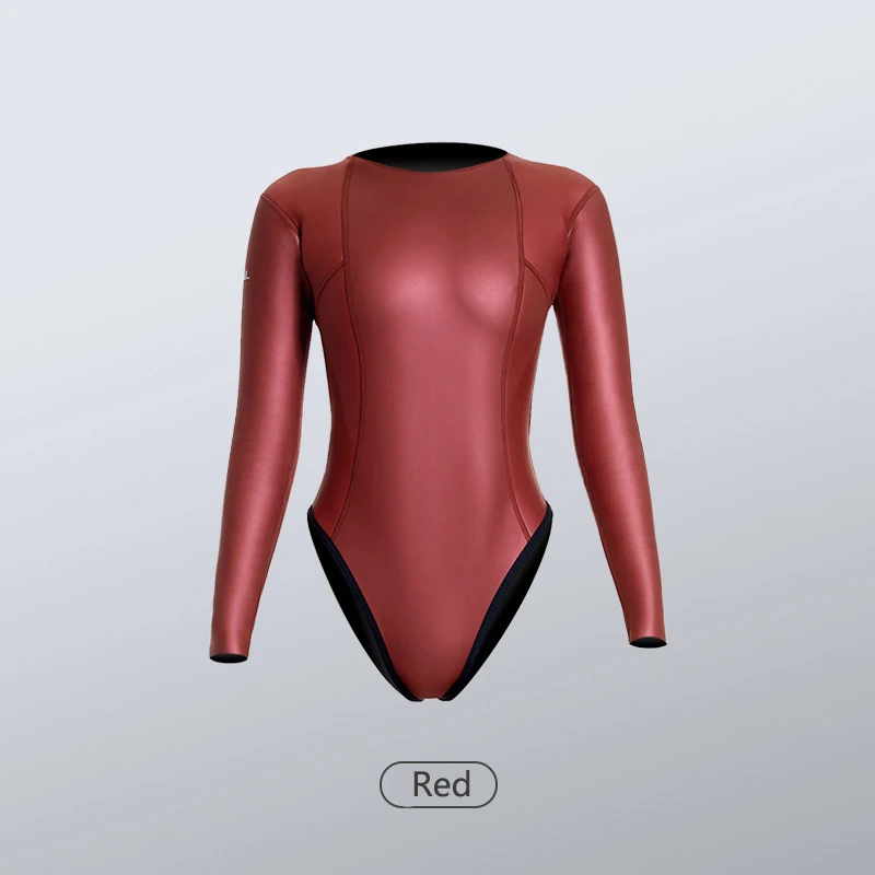 2MM Limestone CR Neoprene Women Sex Wetsuit Sleeveless Front Open Diving Wet Suit Glide Skin Freediving Surfing Bikini Wetsuit