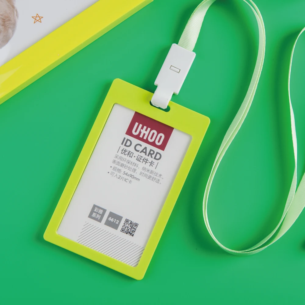 2022 Super quality durable colorful employee ID card holder