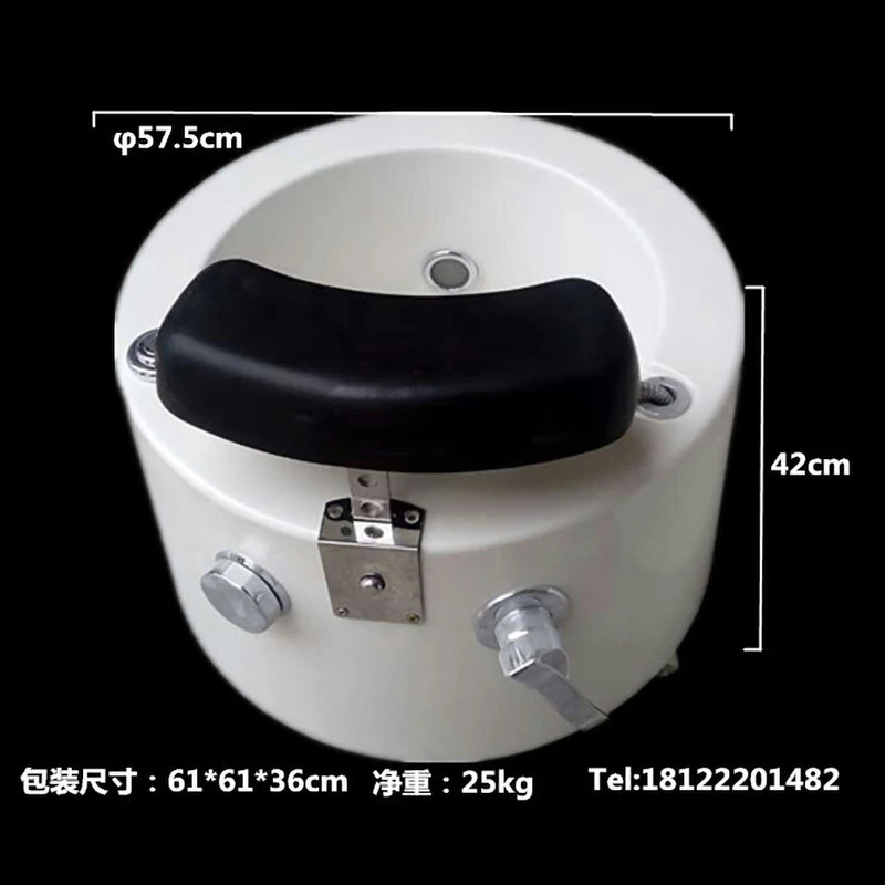 Портативная раковина для педикюра из стекловолокна для спа-мытья ног