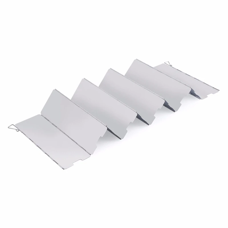 10 plates Foldable aluminum Camping picnic Cooker Gas Stove Wind Shield Screen for out door camping