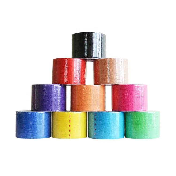 Small Qty Supported Customized Kinesiology Tape Athletic Sports pre-cut Muscle tape, Kinetic Sport Physical Therapy tape