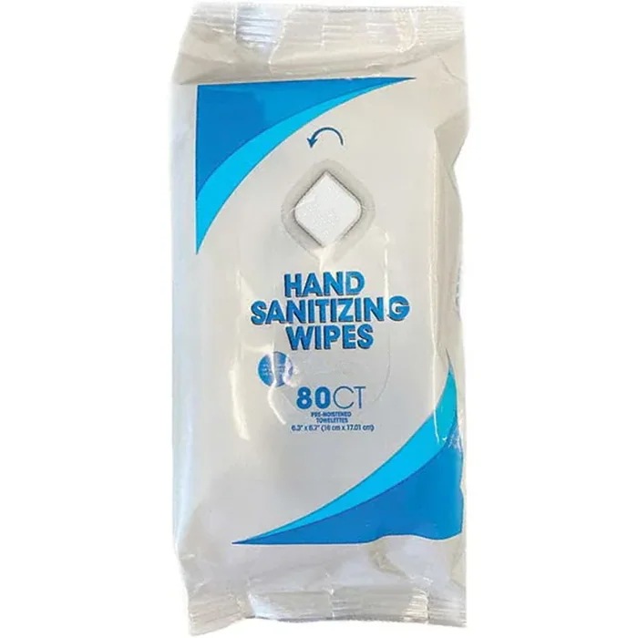 high quality non-woven disposable hand sanitizing wet wipes