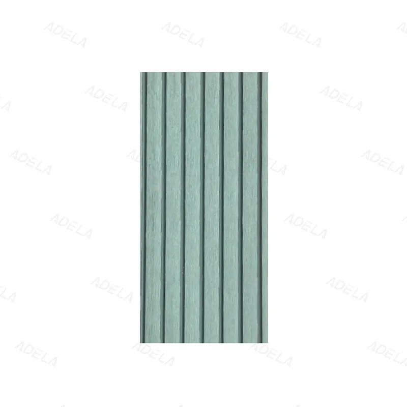 High density decorative fluted boards wall cladding wpc outdoor wall panel