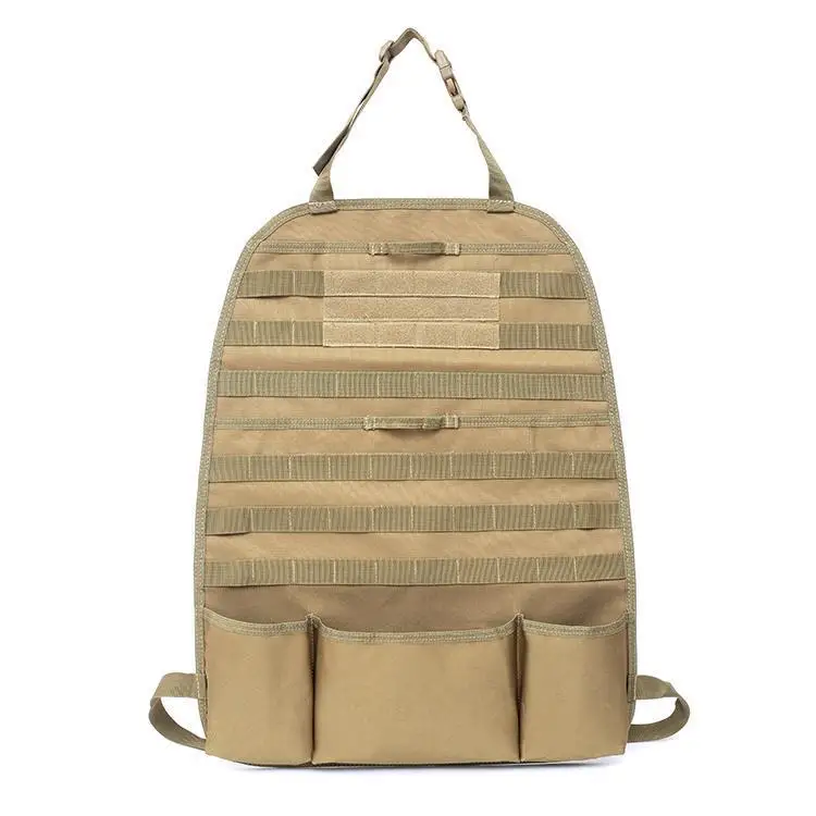 MOLLE Car Seat Back Storage Bag Organizer Vehicle Panel Car  Bag Cover Protector Universal Fit Hiking Bags