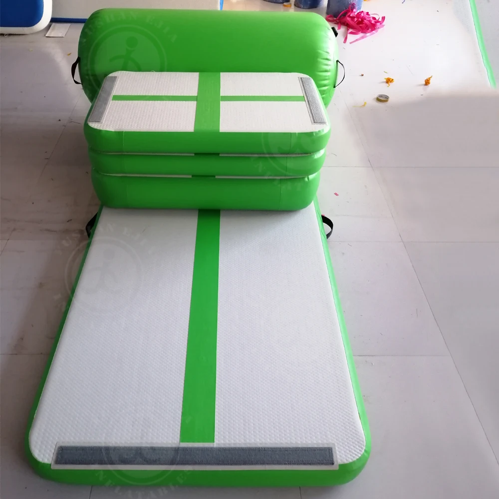 Portable Home Air Fitness Mat Gymnastics Practice Jumping Inflatable Air Track Training Mattress For Sale
