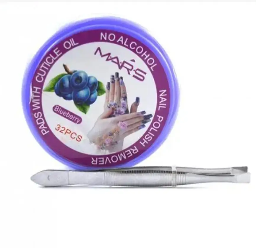 Biodegradable Nail Polish Remover Wipes Beauty Tools Products Round cotton pads Manufacturer