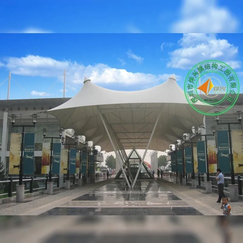 PVDF Steel Membrane Structure Factory Customized Installation Membrane Materials Manufacture Wholesale Stadium Roof Material