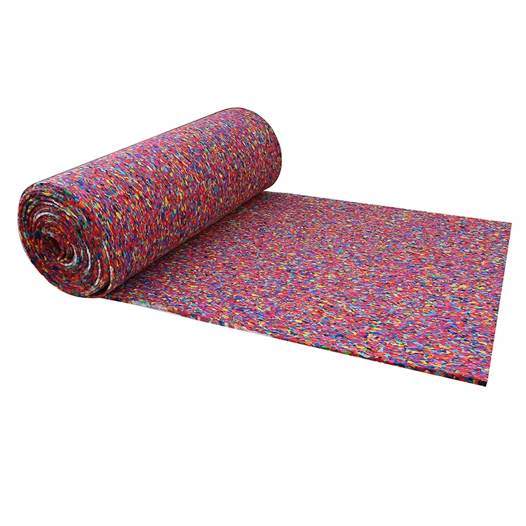 Factory direct sell Sound insulation and shock resistance under layer rubber flooring thickness from 3mm to 12mm