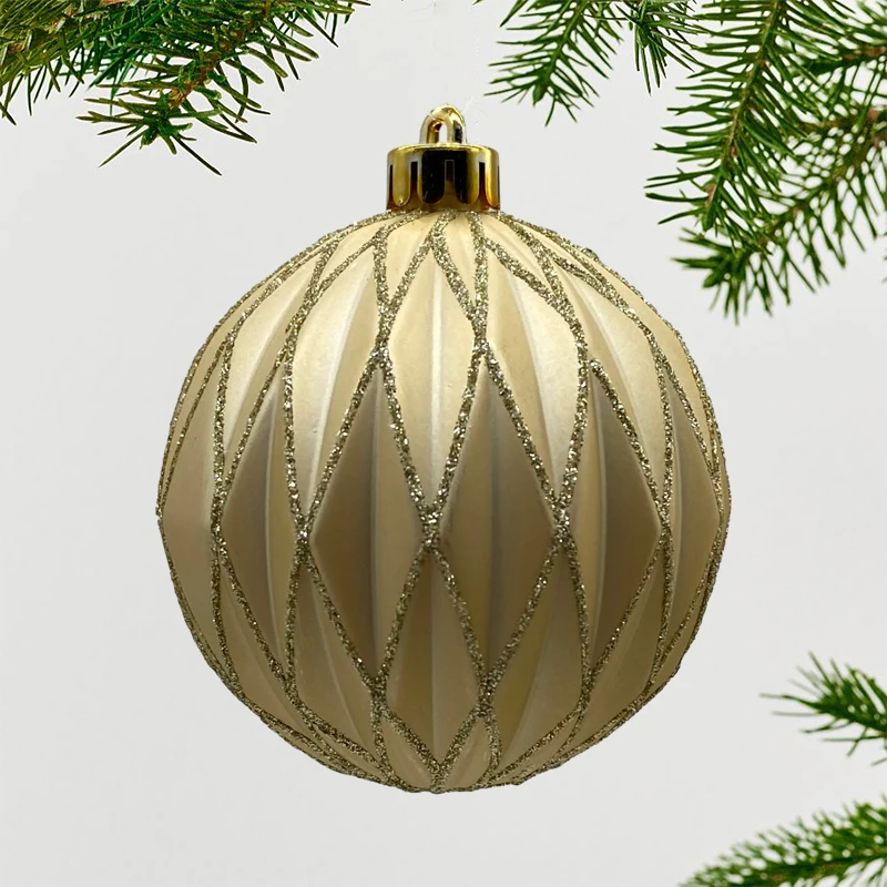 Direct Wholesale Good Quality Christmas Plastics Balls Bauble Christmas Large Baubles Christmas decoration ornaments