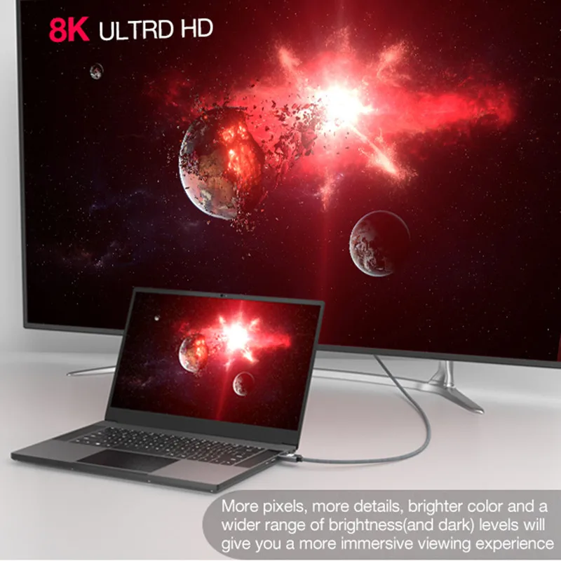 Кабель Премиум-качества 8k Displayport к Dp 1 4 кабель 2 м 3