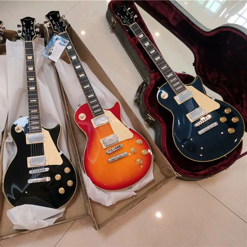 Free Shipping New Zealand 22 Fret Stem Neck Rosewood Fingerboard Mahogany Body Left Hand Style Electric Guitar