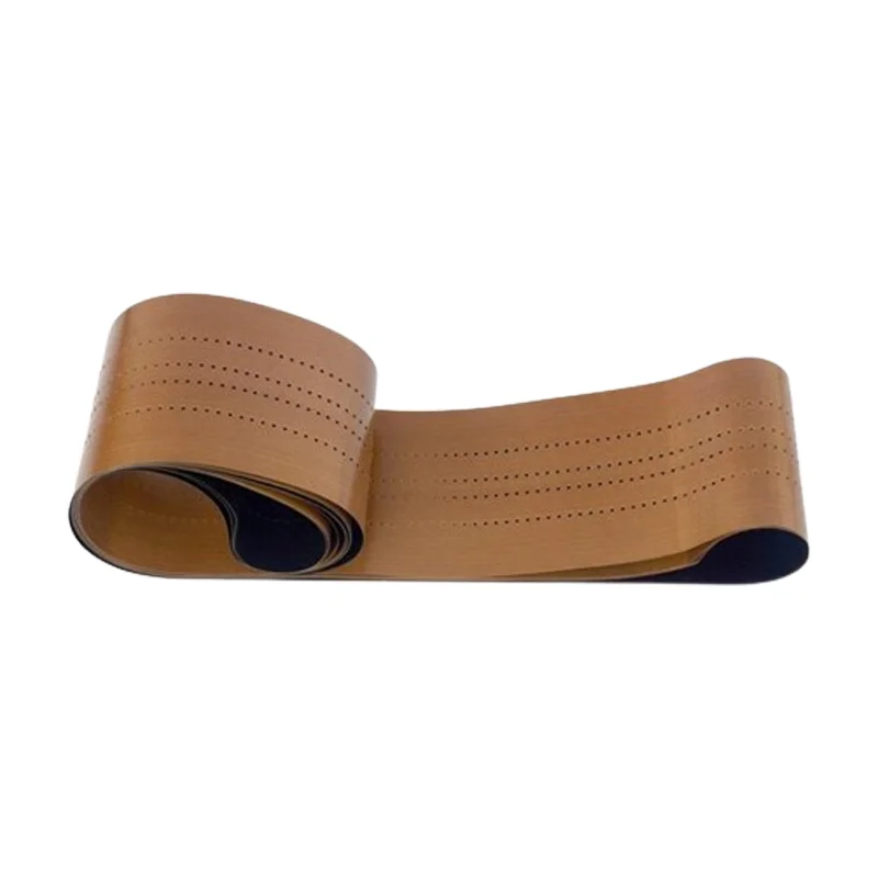 PTFE teflonning coated high temperature string welder conveyor belt for photovoltaic machine