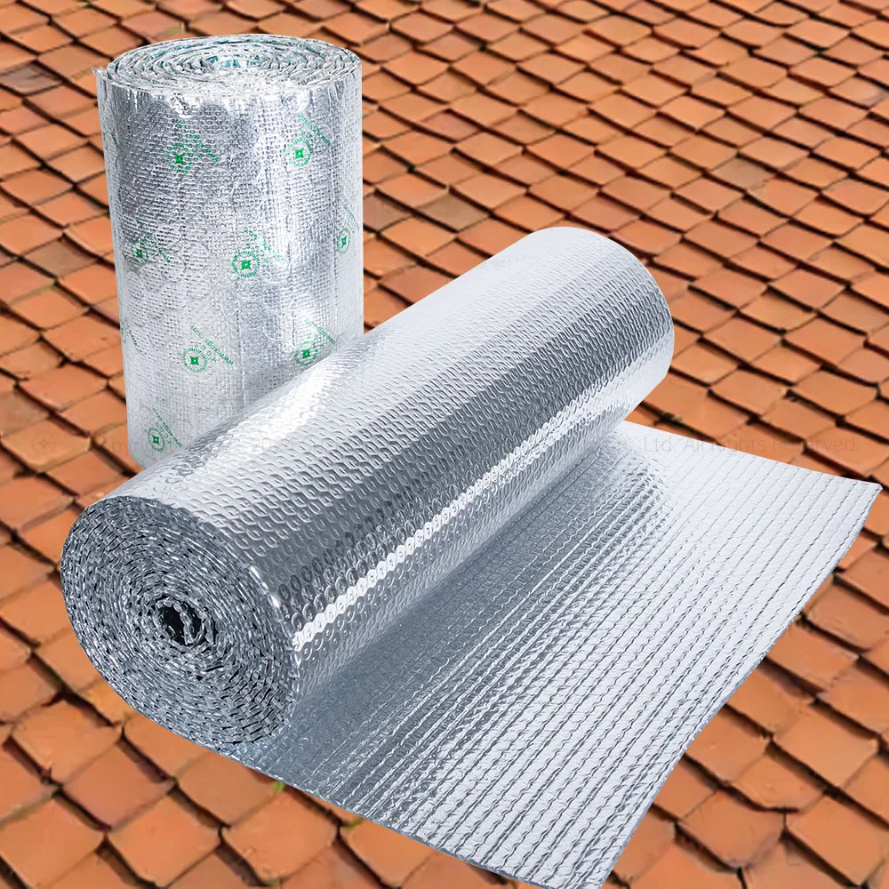 Heater Reflective Aluminum Foil Bubble Foil  4mm 0.5*6m Thermal Insulation Sheet