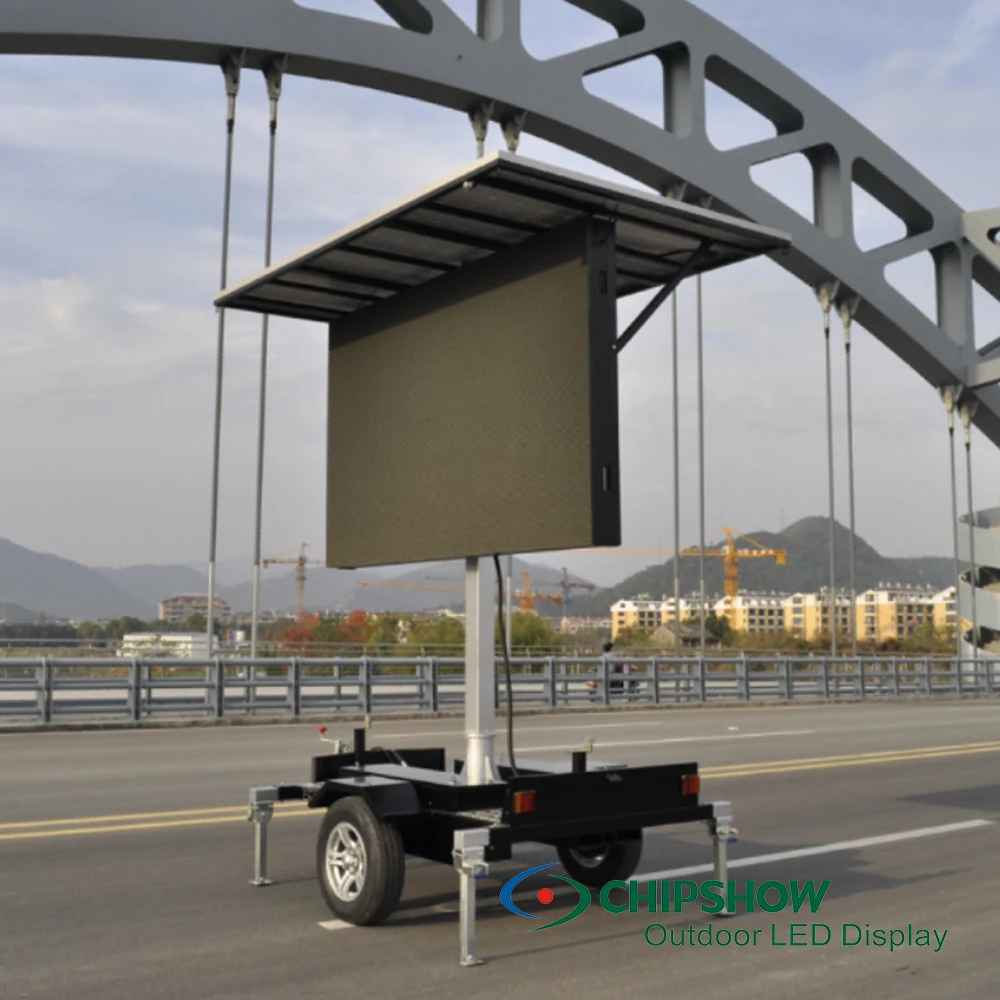 Chipshow Outdoor Truck LED mobile advertising LED Trailer Display Screen