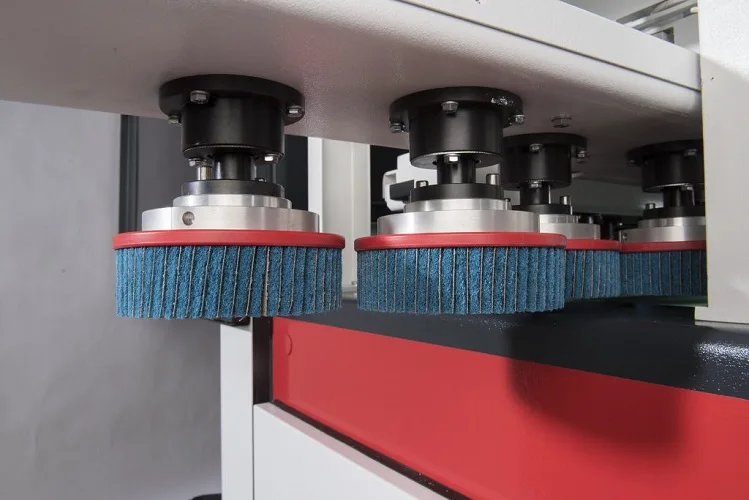 Industrial plasma flame cutting carbon steel plate slag removal disc brush with scouringpad