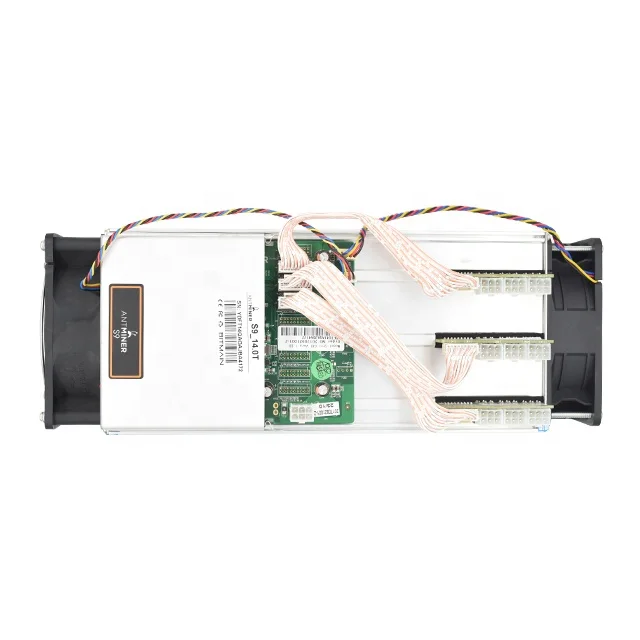 Бывшая в употреблении майнинговая машина asic S9 Bitmain Antminer S9i 14T с блоком питания Bitmain, приспособление для тестирования antminer перед отправкой, 2021