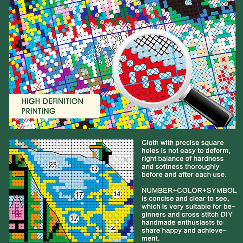 Crossstitch Plant Cross Stitch Embroidery Set Craft