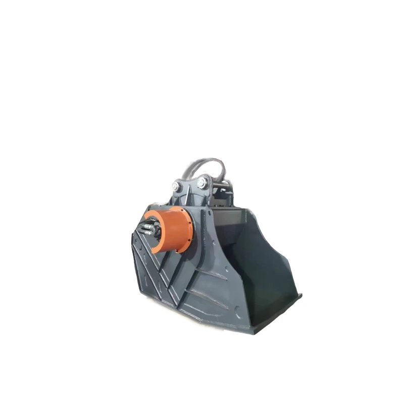 Yantai JIYE Heavy Duty Construction Machine Attachment Excavator Crusher Jaw Crushing Bucket