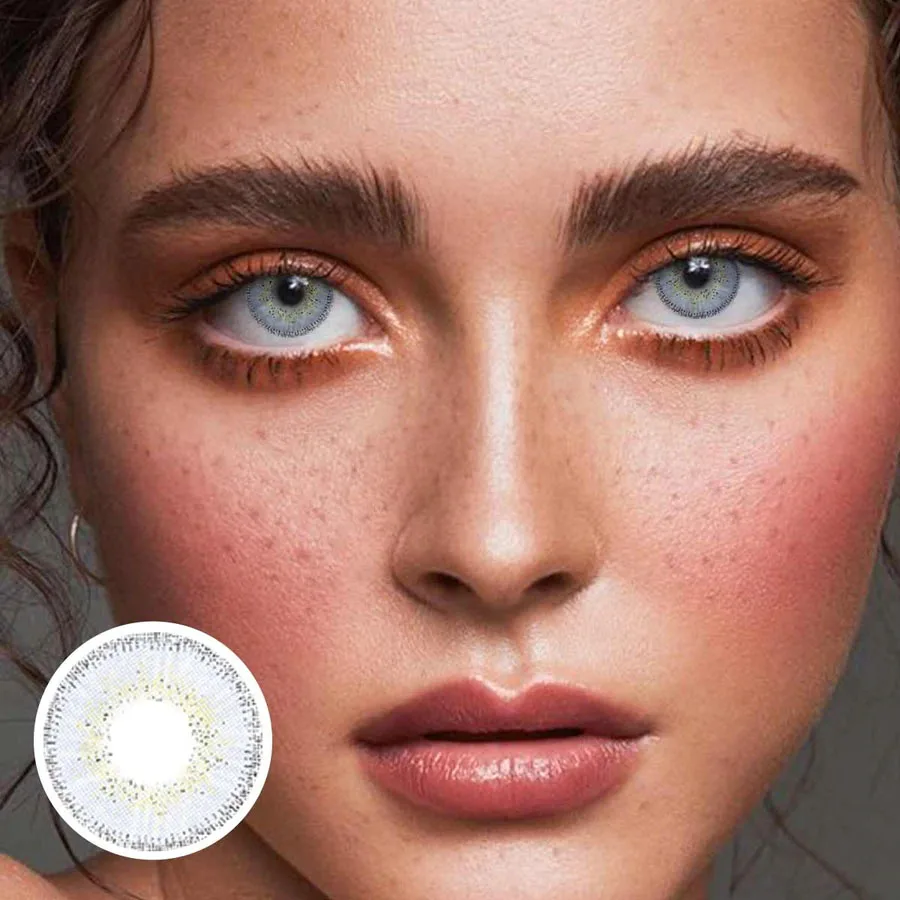 Rich girl customized box and colors contact lenses 2022 hot sale yearly wholesale colored contact lens