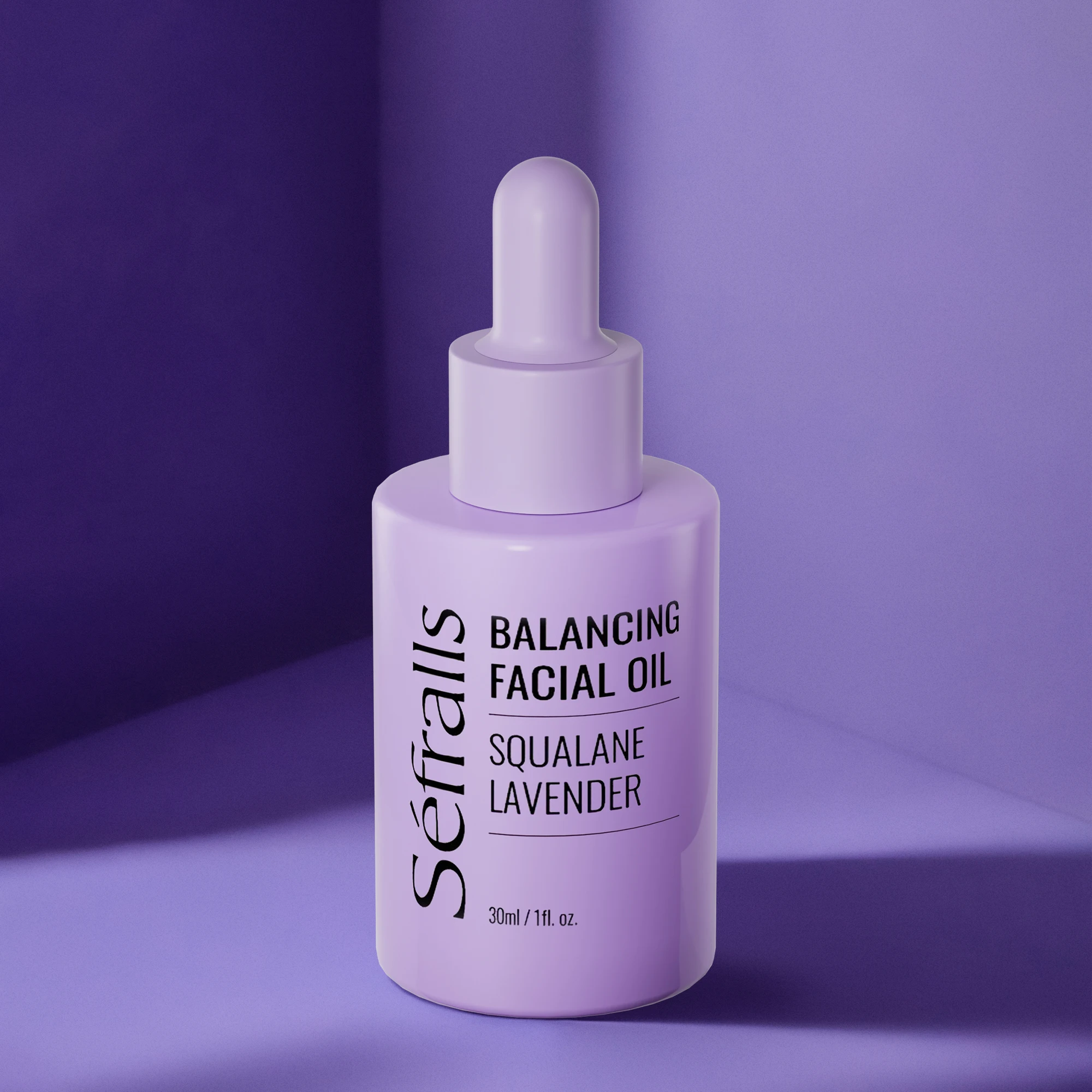 Sefralls Natural Lavender Essential Facial Oil SOUALANE LAVENDER Firming Smooth BALANCING FACIAL OIL Delicate Skincare Gifts