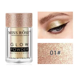 Monochrome Powder Shimmer Waterproof Lazy Flash Eye Shadow Palette Metallic Shimmer Metalic Liquid Packaging Eyeshadow
