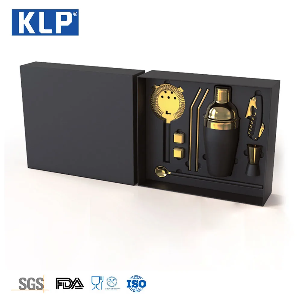 KLP сублимационные заготовки, инструменты для бара, набор для коктейлей шампанского, набор коктейльных шейкеров, набор для бармена