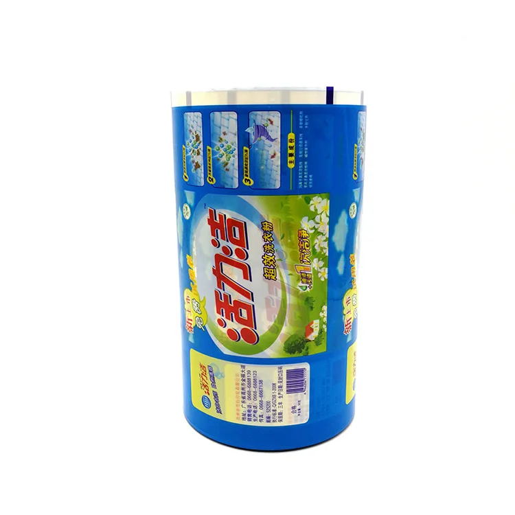 Wholesale Custom Printed Heat Sealing Mylar Packaging  Roll film For Washing Powder Packing