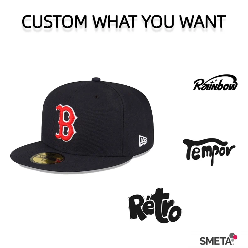High quality custom patch 3D embroidery logo baseball cap for man 6 panels fitted snapback original other hats & caps gorras