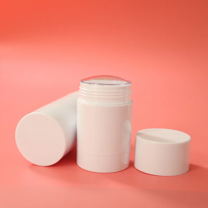 Wholesale Soft Deodorant Gel  Stick Packaging Oval 30/45/50/75/15g Round Twist Up Tube Bottom Filling AS Plastic Deodorant Stick