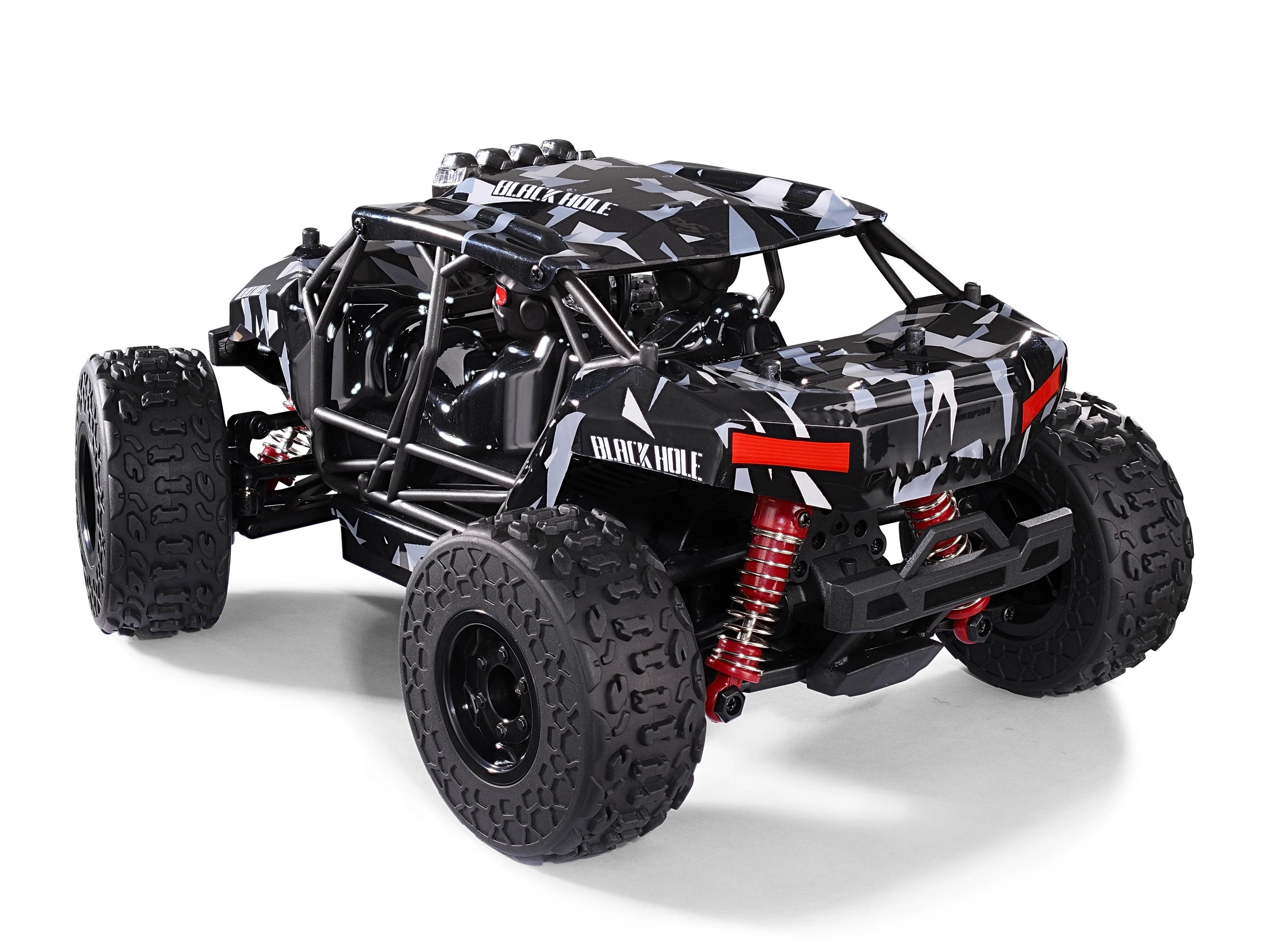 Полномасштабный 1/18 2 4 г Rc внедорожный грузовик в пустыне 4WD для скалолазания с подсветкой