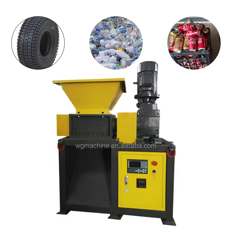 Industrial solid waste shredding equipment wooden pile wood shredding machine cardboard rubber