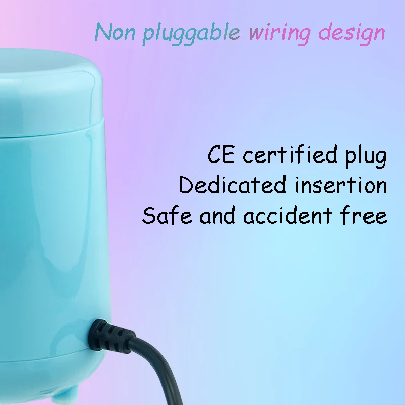 250ml Blue Case Hair Removal Mini Silicon Pot Wax Warmer Machine Beauty Device With Natural PP Materials For Whole Body DIY