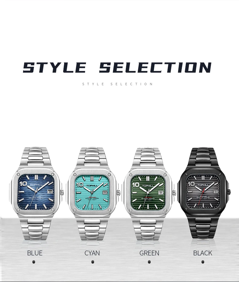 Wholesale Top Brand Luxury Custom Logo Automatic Movement Watch All Solid Stainless Steel Mens Mechanical Watches For Men