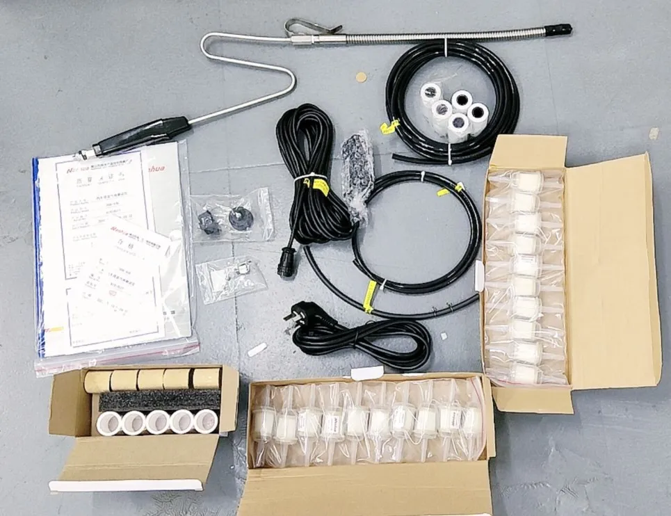 NHA-406EN NHA406 Car Auto Smoke Waste Gas Volume Detector for HC, CO, CO2, O2 Exhaust Automobile gas analyzer