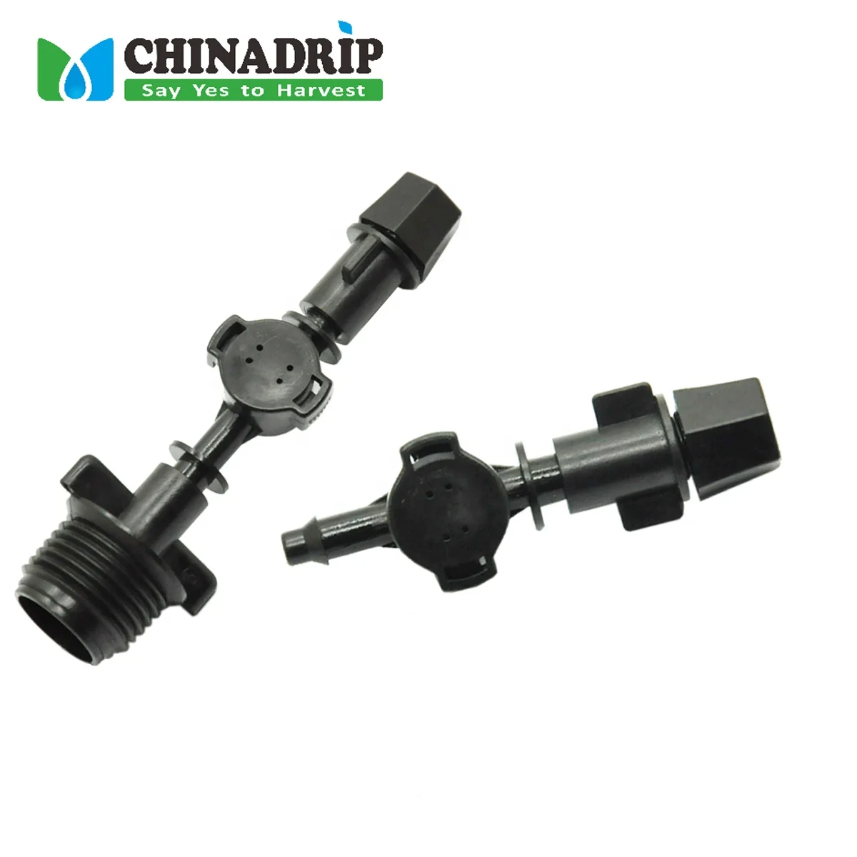 Plastic Adapter Water Sprayer Fitting Accessory for Micro Sprinkler Garden Irrigation