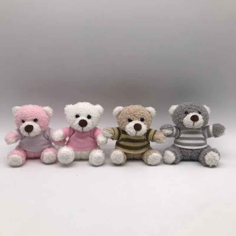 sweaters cute plush bear doll stuffed bear cuddle doll mini teddy bear