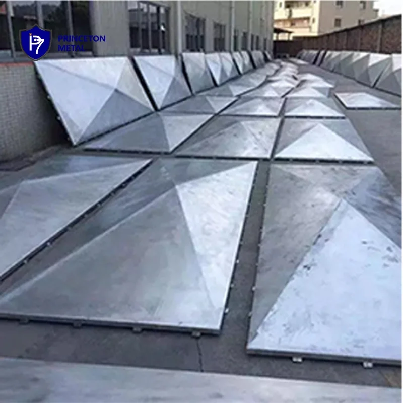 Princeton custom semi privacy laser cutting board aluminium profiles curtain walls