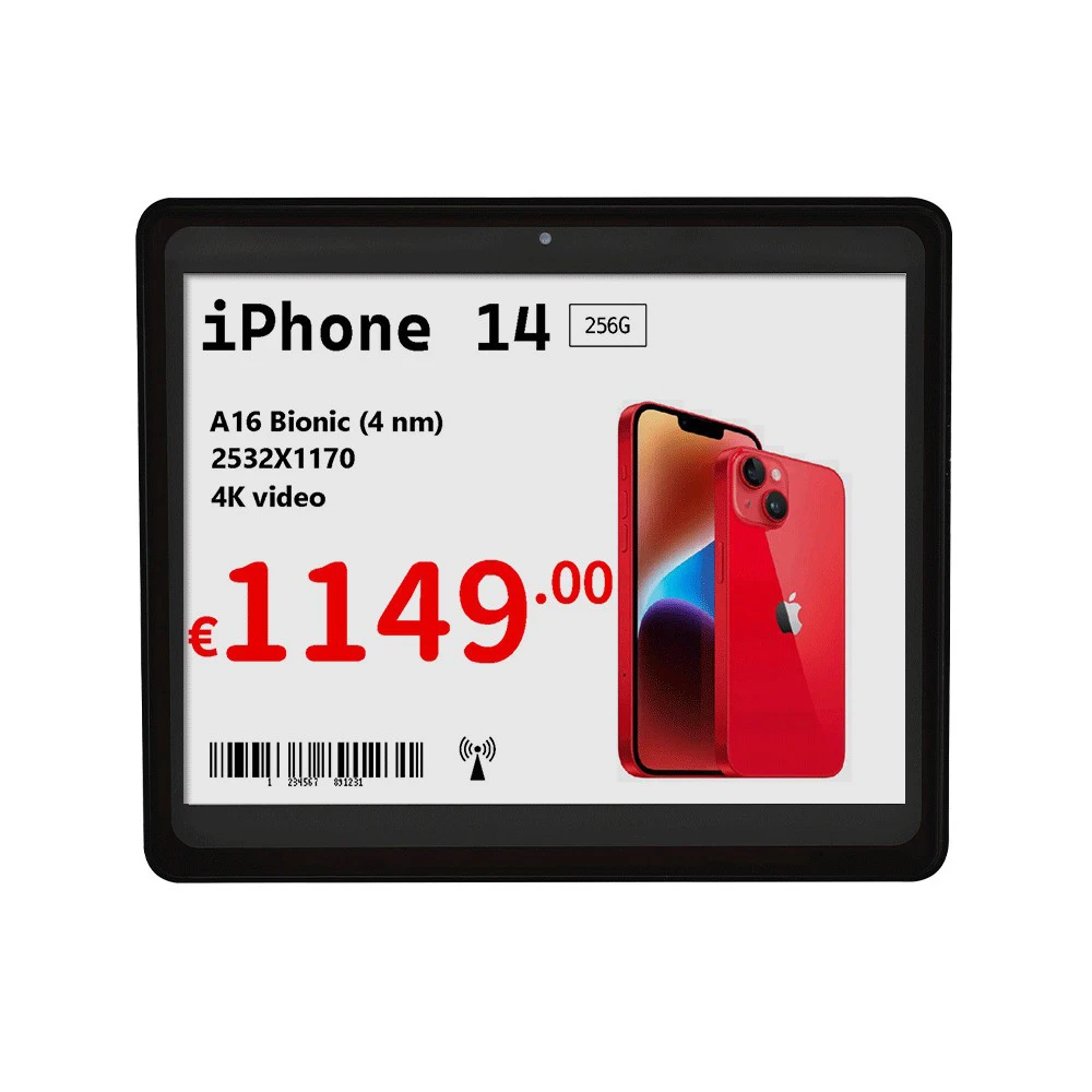 Best Quality E Ink Screen Digital Price Tag E-Paper Electronic Shelf Label Digital Price Tag Esl For Supermarkets Three Colours