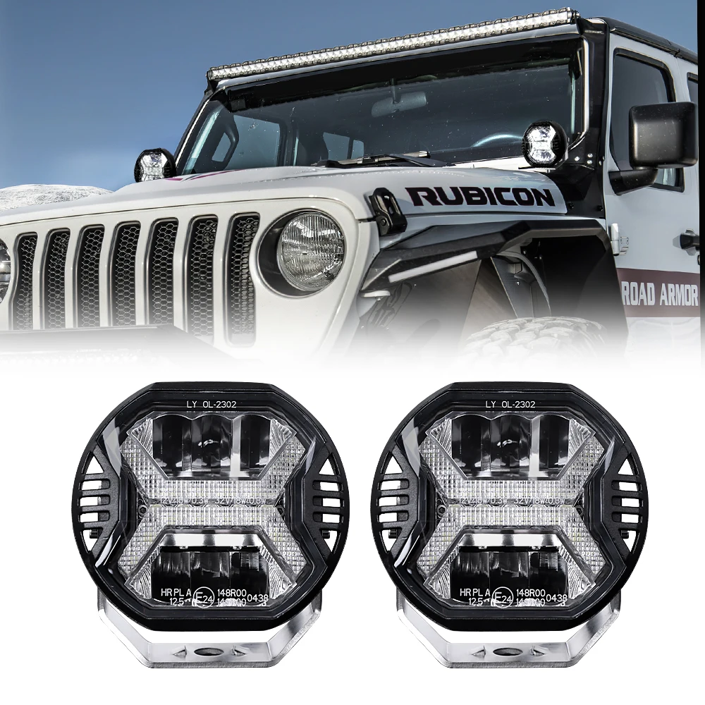 High Power Auto Offroad 28W 5700K 2000Lm Work Lamp Car Work Lights For Atv Utv Suv 4X4 Truck Universal Boat Led Working Light