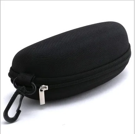 2024 Newest fashion EVA zipper black anti-stress sun glasses case packing eyeglasses custom logo packaging sunglasses box pack