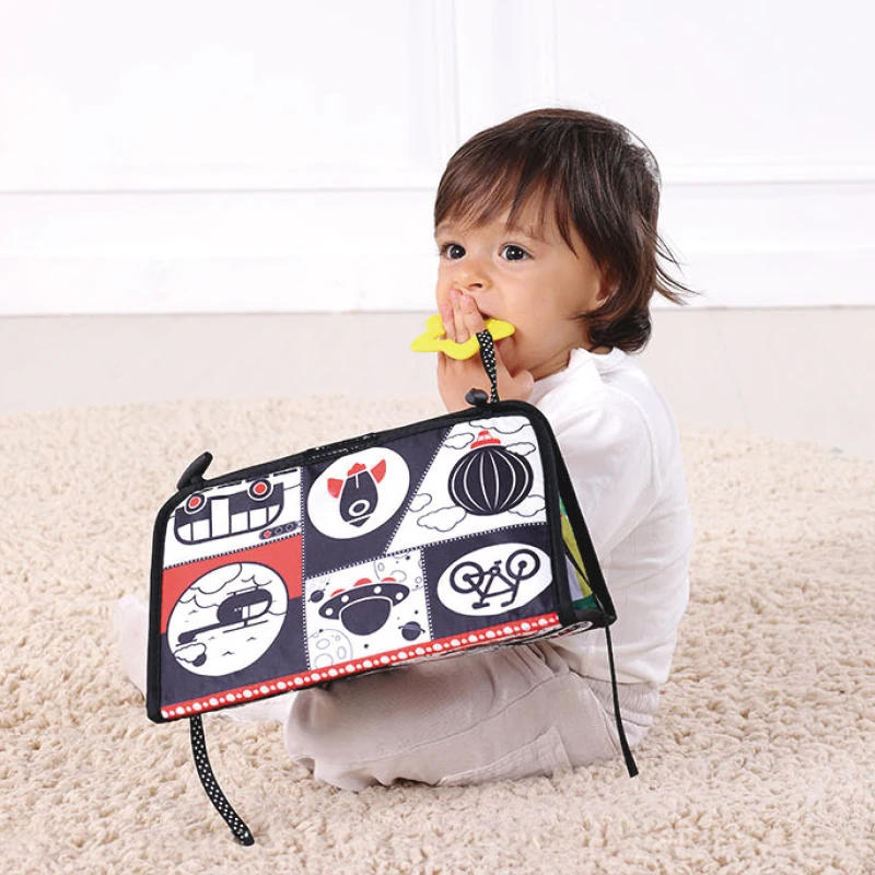 Early education box cognitive card toy hourglass Montessori early 6 in 1  education toys 3-4M Educational Box