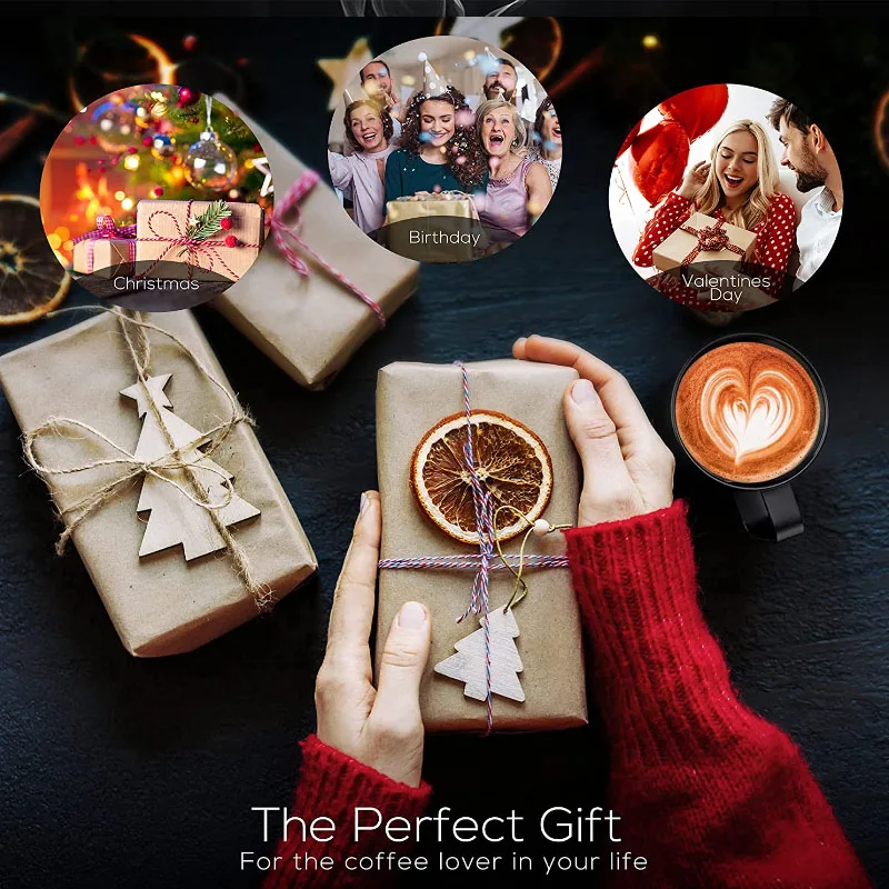 Heat Magic Stoneware Ceramic Coffee Mug Sublimation Drinkware Custom Fun Surprising Gift Color Changing Tea Christmas Cups